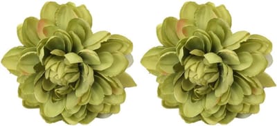 VHV - Gordijnophouders - Gordijn accessoires - Set van 2 - Embrasses - Decoratief - Verstelbaar - Voor woonkamer en slaapkamer - Groen