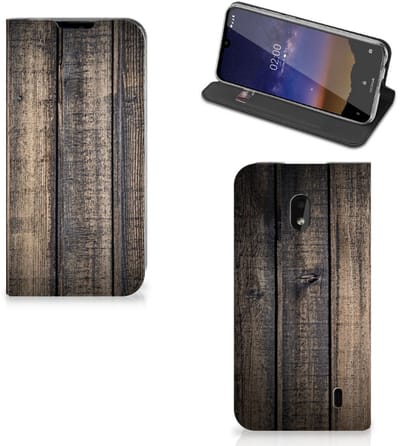 Nokia 2.2 Book Wallet Case Steigerhout