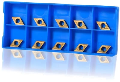 Carbide Inserts voor Draaiwerk, 10 Stuks, CNC Snijgereedschap, Vervangbare Snijbladen voor Draaibank en Gereedschaphouder