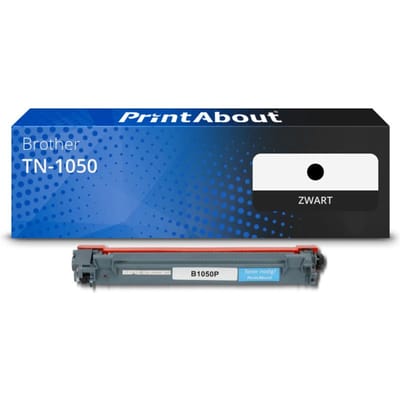 PrintAbout huismerk Toner TN-1050 Zwart Geschikt voor Brother