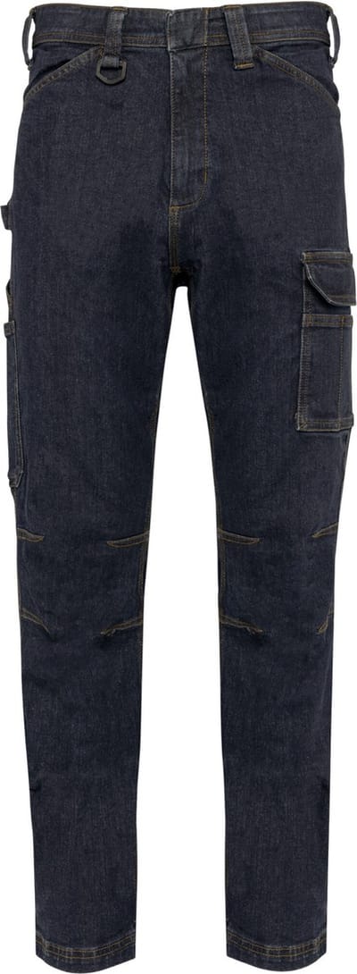 WK. Designed To Work Herenjeans met meerdere zakken WK705 - Black Rinse - 42 NL (36 FR)