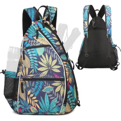 Pickleball Rugzak Verstelbare Sling Bag Tennisracket Tas voor Pickleball Tennis Badminton