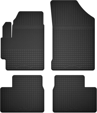 Wielganizator - BasicProtect Serie - Rubberen Automatten - 4 Stuks - Antislip - Weerbestendig