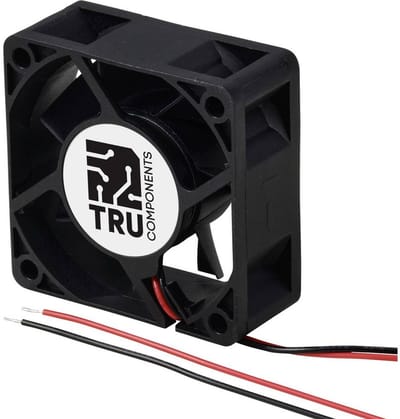 TRU COMPONENTS TC-MX6025-12V0.02A Axiaalventilator 12 V/DC 15.6 m³/h (l x b x h) 60 x 60 x 25 mm