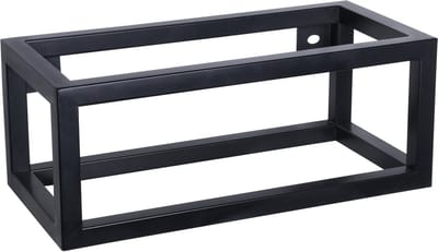 Differnz Handdoekrek Voor fontein 37.5 x 18.5 cm powder coated steel zwart