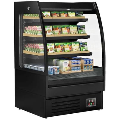 GGM Gastro Wandkühlregal - 900mm - 216 Liter - mit 3 Ablagen