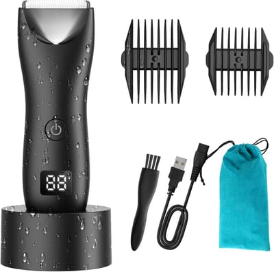Lichaamshaar Trimmer - Elektrische Clipper - Persoonlijke Verzorging - Keramische R Blade - 3-12 mm - Zwart