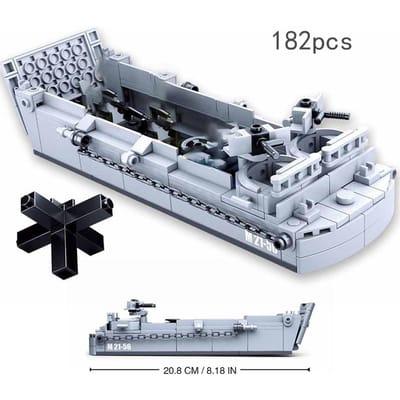 WOII Landingen in Normandië VK VS Duitsland Leger Sets Bouwstenen Stenen Speelgoed Tweede Wereldoorlog 2 Militair Voertuig Pershing Panther Tanks