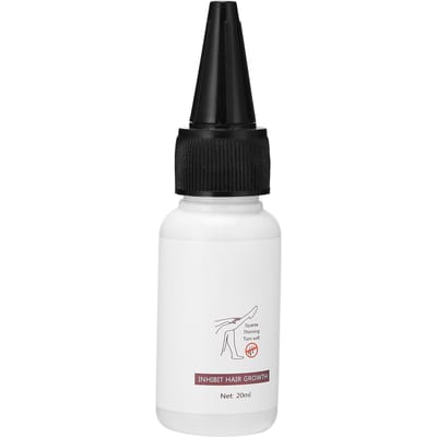LIDORIA Remt Haargroei Vloeistof Pijnloze Haargroei Stop Remmer voor Gezicht Arm 20ml white