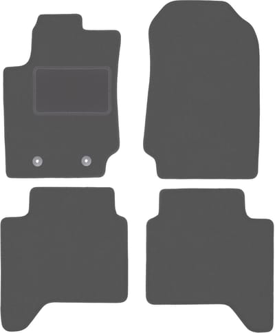 Grafiet automatten voor: Ford Ranger pick-up (2012-2019)