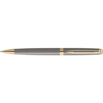 Waterman Hémisphère Ballpoint Pen | Stone Grey (The Understated Edit Collection) | Medium Point with Blue Ink | Gift Box