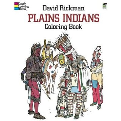 Plains Indians Colouring Book - David Rickman