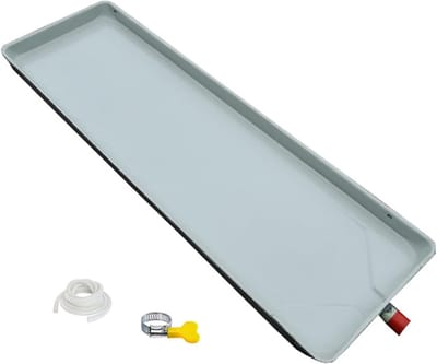 Airco Drip Tray - Condensbak Airco - Voorkom Lekkage - Geïsoleerd Materiaal - 101x24 cm - Grijs