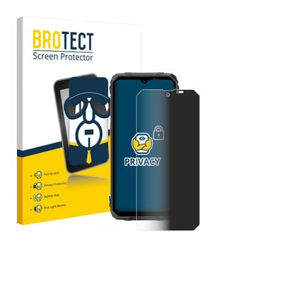 BROTECT - privacy screenprotector voor Blackview Fort 1 - Folie Beschermfolie Blauwlichtfilter