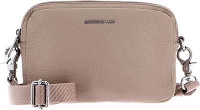 MANDARINA DUCK Leren Schoudertas Mellow Leather Crossbody Camera Bag Warm Taupe