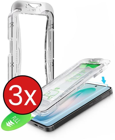 Screenprotector - 3 Stuks - Geschikt voor Samsung Galaxy S26 - Met Installatie Kit - Beschermglas - Gehard Glas - Tempered Glass - Screen Protector