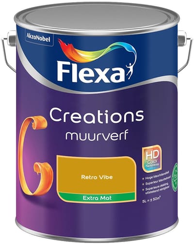 Flexa - Creations Muurverf Extra Mat - Retro Vibe - Mengverf - 5 L