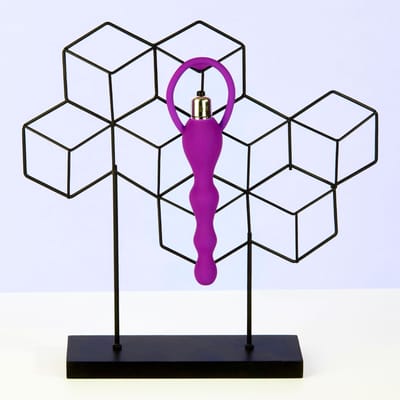 Flexibele siliconen analvibrator, 19 cm