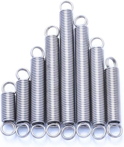 Metalen Spanning Veer - Verlengveer Spoelveer - Onderdelen Vervangen - Roestvrij Staal - 2 Mm Draaddiameter - Metaal