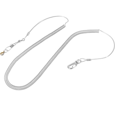 6m Papegaai Vogel Anti-bijt Vliegtraining Touw Lijn Kits Willekeurige Kleur (Voetring Dia. 4.5mm) white