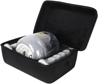 Speaker Draagtas - Opbergkoffer - Muziek Transport - Schokbestendig EVA Materiaal - 49.5 cm - Zwart