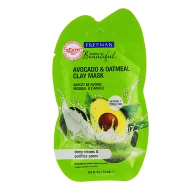 1 + 1 - GRATIS Gezichtsmasker (Klei, Mad, Gel, Reinigend, Ontgiftend, Peel-off, Anti-stress) Variëteit Bundel Avocado + Oatmeal