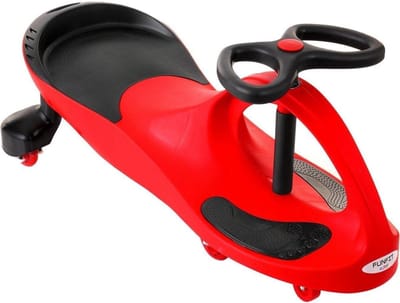 Wiggle Car - Wiebelauto met LED Verlichting - Rood