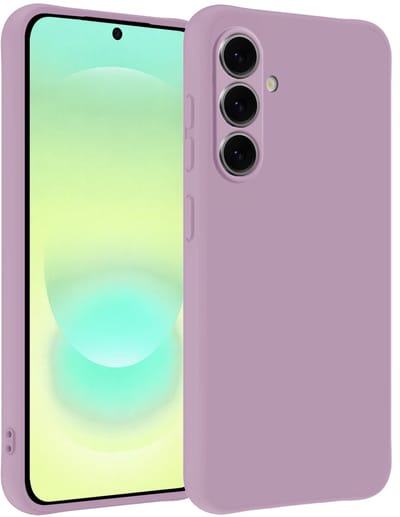 Hoesje - Geschikt voor Samsung Galaxy A37 - Sterk & Shockproof - Hoes Cover - Siliconen Case - Telefoonhoesjes - Lila