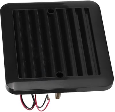 VT Goods - Ventilator - RV Jacht Ventilator - Sterke Wind - Zwart - Koeling - Luchtcirculatie - Accessoire voor Jacht en Camper - 7 Bladen
