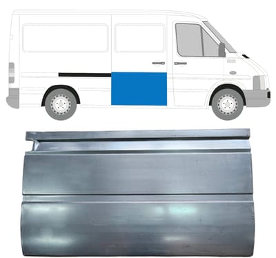 Schuifdeur reparatiepaneel buiten voor Volkswagen LT 1996-2005 / Rechts