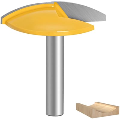 Houtfrezen - Profielfrezen - Horizontale Routerfrees voor Boor, 8mm Schacht, Kleine Boorrouterfrees voor Houtbewerking en Do-it-yourself