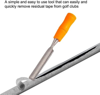 Dailygoods- Golfgrip Reparatietool Hoogwaardig Staal - Golfgrip Verwijderingsgereedschap - Kunststof Handvat - Duurzaam - Schokbestendig - Tijd Besparend - Golfgrip Remover