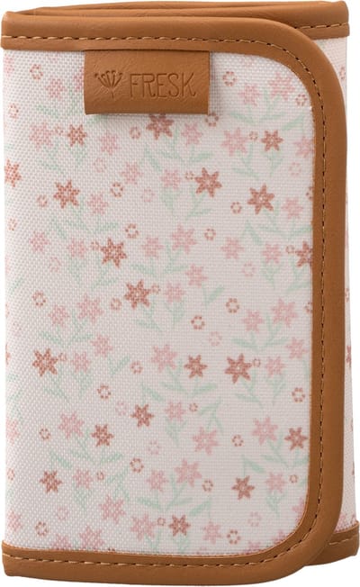 Fresk Portemonnee voor Meisjes – Billfold met Klittenbandsluiting – Pasjeshouder – Portefeuille Kinderen - Roze - Garden Flowers