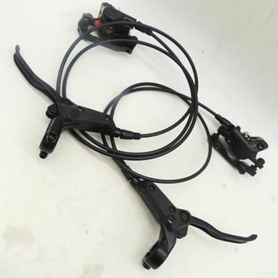 Hydraulische Schijfrem Set voor Mountainbikes en Fietsen - Aluminium Remhendels met Dubbele Zuiger Remklauwen 160MM
