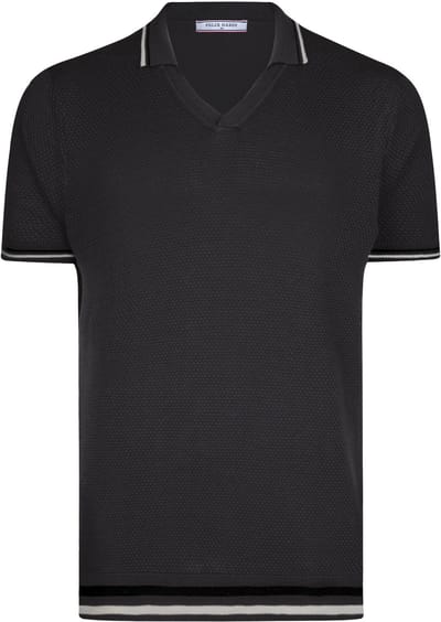 Felix Hardy Polo Shirt Korte Mouwen 100% Katoen Heren Antraciet - 2Xl