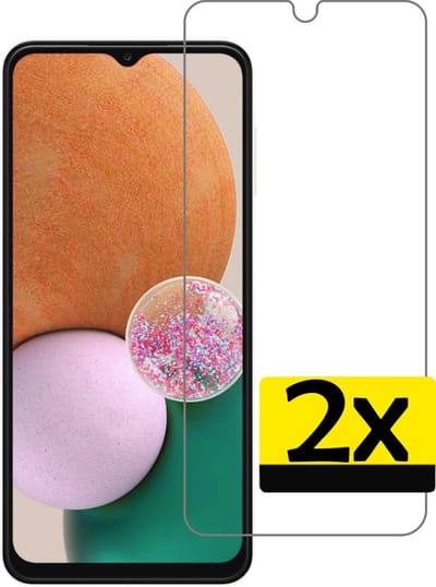 Screenprotector - Geschikt voor Samsung Galaxy A13 5G - 2 Stuks - Extra Sterk - Beschermglas - Gehard Glas - Tempered Glass - Screen Protector