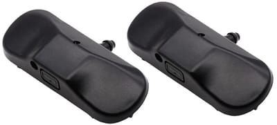 Store_8 - Ruitenwissersproeimondstukken - Verwarmde sproeiers - Zwart - Ruitensproeier onderdelen - Geschikt voor VW modellen - 2 stuks
