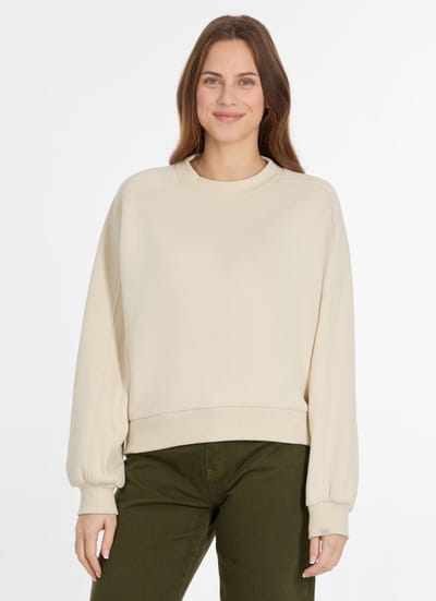 Ragwear - Trui Clarian ecru ronde hals dames Ragwear - maat XL