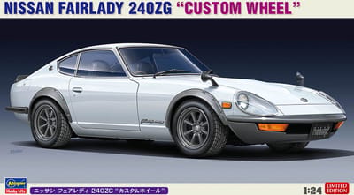 Hasegawa Modelbouwpakket Auto - 20618 Nissan Fairlady 240ZG - Custom Wheel Plastic - 1:24 - Modelbouw