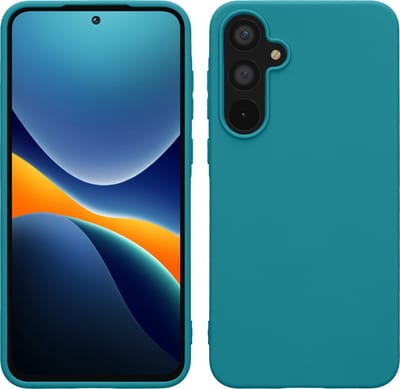 kwmobile telefoonhoesje geschikt voor Samsung Galaxy A55 5G - Hoesje voor smartphone - Back cover in mat petrol