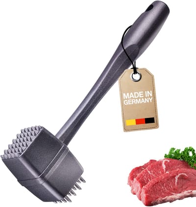 Westmark Steakmaster Black Edition – Dubbelzijdige vleeshamer & steakhamer voor steak, BBQ & grillen – Zware vleeshamer – Antraciet
