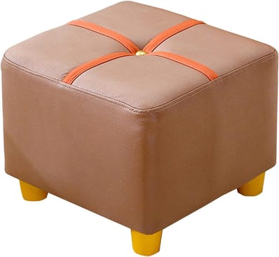 Ottomaanse Voetkruk - Voetenbank Poef - Ontspannen Zitten - Gewatteerd Kussen - 27x28CM - Groen