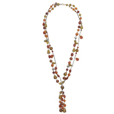 Behave – Handgemaakte Y-ketting dames – Boho chic herfststijl