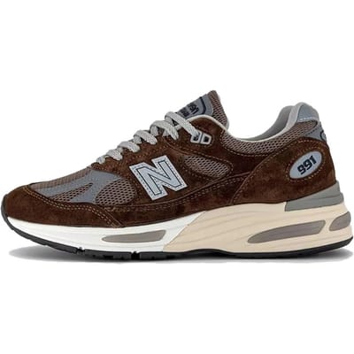 New Balance 991v2 Made in England Bruin Grijs Unisex Sneakers U991BG2 40 black