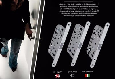 Magnetisch Deurslot - Insteekslot Deur - Binnendeuren Afsluiten - Stil en Nauwkeurig - 1 Stuks - Chroom