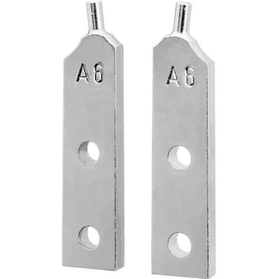 Knipex 46 19 A6 Precisie-borgveertang reservepunt Geschikt voor borgringen Buitenringen 252-400 mm Puntvorm Recht