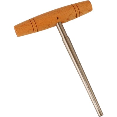 Gitaar Pin Gat Ruimer Handheld Eindpin Gat Ruimer Ruimen Snijgereedschap met Massief Houten T-Handvat orange