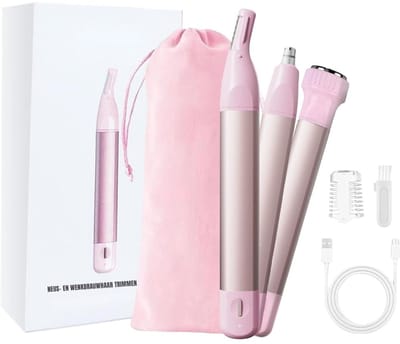 SCH® Neustrimmer Vrouwen - Neustrimmer - Roze - 15cm x 2cm x 2cm