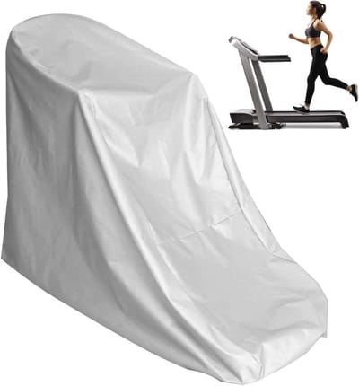 Loopbandhoes - Beschermhoes fitness - Apparatuur beschermen - Waterdicht Oxford stof - 168 x 75 x 135 cm - Zilver