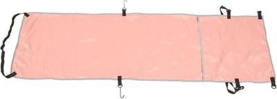 Vliegtuig Voetsteun Hangmat - Reis Beensteun - Comfortabel Reizen - Verstelbare Riemen - 141 x 41 cm - Roze